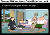 The smallfolk reacting to Show Helaena's death: they faces killing me why nobody gaf