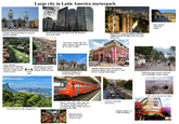 Large city in Latin America starterpack Colonial cathedral (in Plaza de Armas if Spanish-speaking) Financial downtown that kinda looks like Houston, Texas in the 1990s High density rapidly gentrifying residential neighbourhood with high towers (for vegan latte lovers) "Oh yeah it's totally safe! Just apply common sense, like, don't go out alone at night" CHOLULA La Lunita Super sketchy central bus station Cable cars (everyone loves them) Leafy suburban neighbourhood with huge mansion; some of the most obscenely wealthy people you'll ever meet 1 km apart Horrifically poor favelas where youtubers shoot dramatic videos for clout Parliament building (was stormed during a coup) Nightlife neighbourhood with legendary reputation; gringos will come here to "look for love" and get robbed blind Widespread improvements in bicycle lanes (walkability remains subpar) Lush urban forest with stunning views 026 Subway system that's either super new and small or actually extensive and convenient but kind of s----- because it was built in the 1980s Informal markets with the best fruit you'll ever taste Cute bus system that tries its best Frequent displays of LGBT friendliness Cable cars (everyone loves them)