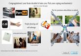 Congragulations! your brain decided it hates you. Pick your coping mechanism(s) select two or more that apply P--- hub c.ai 600.17445 129 People pleasing and self-sabotage omnon 589 picking fights/bullying people *select atleast 3 other options to unlock workaholism Pay for premium subscribtion to unlock *disclaimer, although you have the abillity to add options in the future, you are unable to remove any previous choices Continue (2) Cancel