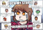 Gwen Stacy's ghost F--- MY STUPID We would make such a nice t4c couple.. J. Jonah Jameson Aunt May We didn't raise you like this. Get out of my house!! Green Goblin What do you mean "don't want to publish transphobic slander"?? FIRED!! Mary Jane YWNBAW. Mayor Mamdani I prefer hetslop, sorry. Flash Thompson @Qwarz_Atarz I'm not allowed to arrest Netanyahu.. Benjamin Netanyahu SPIDERMODER LIFE!!! Show gock, princess~ Ehehe I'm coming, NYC