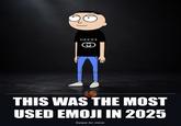 GUCCI THIS WAS THE MOST USED EMOJI IN 2025 Swipe for more
