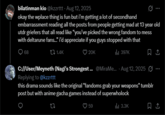 bilatinman kio@kzzrttt - Aug 12, 2025 0 okay the wplace thing is fun but i'm getting a lot of secondhand embarrassment reading all the posts from people getting mad at 13 year old utdr griefers that all read like “you've picked the wrong fandom to mess with deltarune fans... i'd appreciate if you guys stopped with that 68 t↓ 1.4K 20K ılıl 397K C://User/Meyneth (Nagi's Strongest ... @MiraMe... - Aug 12, 2025 Replying to @kzzrttt this drama sounds like the original "fandoms grab your weapons" tumblr post but with anime gacha games instead of superwholock 59 ill 3.3K 1