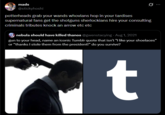 mads @stickyhoshi potterheads grab your wands whovians hop in your tardises 0 supernatural fans get the shotguns sherlockians hire your consulting criminals tributes knock an arrow etc etc nebula should have killed thanos @gwenstacying - Aug 1, 2021 gun to your head, name an iconic Tumblr quote that isn't "I like your shoelaces” or “thanks I stole them from the president!" do you survive? t