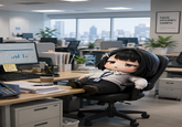 AI-assisted meme render from the Gugu Gaga Penguin online prompt and asset collection.