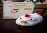 create its $Quick CHENILLE CROCHET KIT CHICKEN- SKILL LEVEL: BEGINNER Knowledge of crochet is required. COMPLETE KIT Everything Included! Step-by-step instructions with BONUS video tutorial Fouthat So Smede