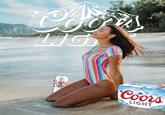 Coors LIGHT 24 CANS CALIGHT Cold Coors LIGHT