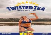 ORIGINAL TWISTED TEA HARD ICED TEA EDTEA WITH A TWIST OF LEMON