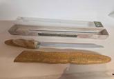 COUTEAU À PAIN BREAD KNIFE PENT A LA MAIN HAND PAINTED