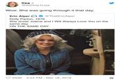 lisa @ItsOnly1Lisa Wow. She was going through it that day. Eric Alper Dolly Parton, 1976. @ThatEricAlper She wrote Jolene and I Will Always Love You on the same day. ON THE SAME DAY. 233K 2:24 PM Mar 18, 2019
