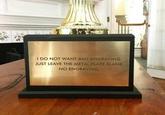 I DO NOT WANT ANY ENGRAVING JUST LEAVE THE METAL PLATE BLANK NO ENGRAVING