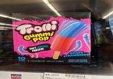 10 Troli Gummi Pop SOFT. GUMM FROZEN! GRAPE STRAWBERRY POPS 10-1.65 FL OZ (48mL) POPS-(TOTAL 16.5 FL OZ (488mL)) FLAVORED FROZEN CONFECTION NATURALLY AND ARTIFICIALLY Trolli FZN GROC 44 00000114 TROLLIVEDA 6 A0007064002591