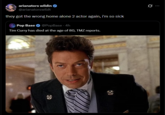 arianators wildin @arianatorswildt they got the wrong home alone 2 actor again, i'm so sick Pop Base @PopBase - 4h Tim Curry has died at the age of 80, TMZ reports.