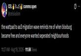 CELI comms open @celsiusism the wattpad to ao3 migration wave reminds me of when bloxburg became free and everyone wanted seperated neighbourhoods 11:27 AM • Aug 19, 2026 111.6K Views 0