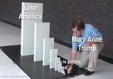 Lake America made with mematic Mary Anne Trump "My jaw is getting tired"