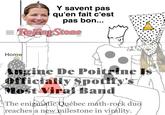 Y savent pas qu'en fait c'est pas bon... = Roffey Stone Home Angine De Poitrine Is Officially Spotify's Most Viral Band The enigmatic Québec math-rock duo reaches a new milestone in virality.