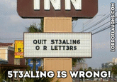S CLI QUIT ST3ALING OR LETT3R$ 5T3ALING IS WRONG! LORDOFLAUGHS.COM