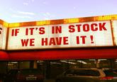 IF IT'S IN STOCK WE HAVE IT! 430