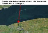 mithville This is not the greatest lake in the world, no. This is just a tributary. Toronto Billy Bishop Toronto City Airport (YTZ) Beamsville Lincoln Lake Ontario Virgil jara-on- th-Lake St. Catharines Lewiston Fonthill 190 93 Ransomville 429 TUSCARORA NATION RESERVATION Thorold Niagara Falls 265 Pelham 54 INSULA Boyle Welland Wellandport 384 Niagara Falls International Airport (IAG) Sandy Beach Sanborn Wilson Newfane @QuicklyThisWay Appleton Barker Ridgewood Hartland 78 Lockport 41 77 270 425 Pendleton Lyndonville 63 269 Ridgeway Know Medina Middleport Gasport Grand Island North 62 Tonawanda Getzville Akron Clarence Center East Amherst 266 290, Grandvle Village Basom TONAWANDA RESERVATION South Alab Oakfie Indian Falls Privacy Terms Legal Imagery