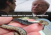 Some men just want to watch the world burn