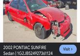 D 2002 PONTIAC SUNFIRE Sedan | 1G2JB524927361124 Visit >