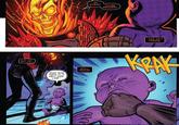 NOT YET. AH, DAMMIT. YOU'RE INNOCENT. ...THIS AIN'T THANOS. WHAT WAS THAT? IT...IT FELT ODD. LIKE-- STILL, THOUGH. K&At