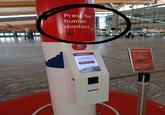 an Press for human contact norwegian.com norwegianx Velkommen Vennligst ta en kalapp Alle tjenster norwegianx Check in assistance at a For boarding cards Checked in g Check in animal Skann QR-koden for ta en kabillet billett i mobilen Betjent innsjekking ved For ombordstigningsko Innsjekking av bagasje I for reisende med dyr