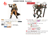 & 5.5E (2024) KNOW YOUR Berserker L A N C E R HEh. these monsters don't stand a chance against my Frenzy! Stay behind Me and Watch the bodies Hit the FLOOR! Hold this Extra damage, s--- ASS! " DOD I'm killing YOU. I'm killing YOU. 'I don't care about anything else, 'I don't give a S--- about anything else, 1- my programming is just GET that F------ guy right now. it doesn't there's no, like, oh he's RUNNING? oh, back off a little" it's just THUMP THUMP THUMP until i GET YOU." local Blackbeard player explaining the circumstances of the loss of the party hacker (they were the closest visible character)