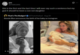 pro @PINKGØRE 0 this is the first and the last time i will ever say such a sentence but my god it should've been a son not daughter That's The Badger! @Thatsthebad - Aug 30 Bonnie Blue announces the birth of her baby on instagram II 0:24 Clearblue