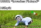 USSR: *Invades Finland* Hähyä: MS Welcome to the snow fields, m*therf*ck r!