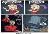 STICKS AND STONES MAY BREAK MY BONES BUT WORDS WILL NEVER HURT ME حمدالله POWER WORD KILL DIDN'T HURT Whats Left Comics