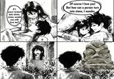 If I were turned into stone, stone, would you still love me? Of course I love you! But how can a person turn into stone, I wonder. ? Sekonyofo dyd