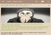 /r9k/ - 85511267 51m (09/06/26 12:42) · 85511267.5 Re · 1 Img PNG 3MB (3840 x 2160) IMG_8050.png 2 Replies >sub 5 unc gets added to the discord group chat >has a spouse already >still flirts with and teases the girl ive been talking to for 6 months and felt i was ready to ask to be exclusive soon >she laughs and reacts to all his messages while ghosting mine now we dont talk enough about how millennials should be added to the boomercide