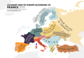 CULINARY MAP OF EUROPE ACCORDING TO FRANCE 2015 from Yanko Tsvetkov's Atlas of Prejudice www.atlasofprejudice.com THE VAST ATLANTIC OCEAN HEALTH HAZARD CHERS BALLS ENTORS" /CE CUBE SALAD FRENCH FRIES RICE SUGAR- GLAZED PROPER CROISSANTS CUISINE SOGGY PASTRY ROTTEN CABBAGE MONEY MOTATO MARIE ANTOINETTE TOO MUCH PEPPER IS FRENCH! YOUR SALAD WHOLE-GRAIN URANIUM FAMINE OVERRATED CHALKY CHEESE STICKY PASTRY