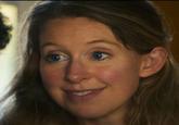Elizabeth Holmes staring from the teaser for "You Can See Everything."