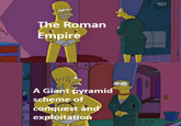 The Roman Empire www A Giant pyramid scheme of conquest and exploitation