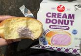 FROZEN SINCE 서울우유 1937 CREAM DONUT BLUEBERRY High Sal Su Cana SEOUL MILK CREAM USED 2027.04 NE 3.53 OZ