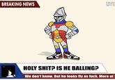 BREAKING NEWS LIVE H--------? IS HE BALLING? We don't know. But he looks fly as f---. More at