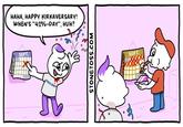 HAHA, HAPPY KIRKAVERSARY! WHEN'S "41%-DAY", HUH? SEPT. FREEDOM STONETOSS.COM SEPT