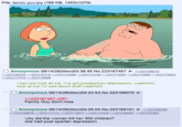 File: family_guy.jpg (168 KB, 1453x1079) ☐ Anonymous 09/14/26(Mon)03:38:45 No.223167457 ►>>223168070 >>223169784 >>223170116 >>223172098 >>223172338 >>223174255 >>223174995 >>223176601 >>223177410 >>223178996 >hey lois look at me. I've got postpartum depression. waahhhh, look at me i'm sad about stuff waahhhh ☐ Anonymous 09/14/26(Mon)04:22:53 No.223168070 >>223167457 (OP). Family Guy don't miss ☐ Anonymous 09/14/26(Mon)04:25:04 No.223168101 >>223168369 >>223168878 >>223171772 >>223173912 >>223175244 >>223180287 >>223181867 why did the woman kill her 300 children? she had post spartan depression