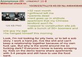 Anonymous (ID: vY6bEWUT ) [⭑I Millenial check-in life update: it got worse 124 KB PNG one guy my age 10/26/23(Thu)19:45:09 No.446440646 >32 next month >girlfriend left me >parents dead >rent goes up in s------- apartment that my Chinese landlord won't fix >carpool to construction site job with a bunch of 50+ boomers and >he hanged himself this morning Look, I'm not looking for pity here, or to tell a s-- story. I work a hard job, live like s--- and can't keep a relationship together because of my own f--- ups. But why is the world around me so f------ dark? Everyone I know is barely scraping by. Kids on the demo teams share apartments with 3-4 people and still have to use the food bank.
