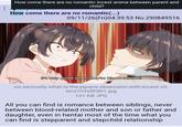 How come there are no romantic i----- anime between parent and child? How come there are no romantic(...) 09/11/26(Fri)04:39:53 No.290849516 It's only good when they're blood-related! no-seriously-what-is-the-japans-obsession-with-i------v0- ixcs1h3x5h5h1.jpg 131 KB JPG unix.to All you can find is romance between siblings, never between blood-related mother and son or father and daughter, even in hentai most of the time what you can find is stepparent and stepchild relationship