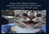 how life feels when i check my phone and see a message from you