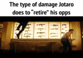 The type of damage Jotaro does to "retire" his opps #714+ E 7 1