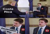 Costa Rica cuto Declaration of War