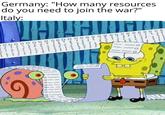 Germany: "How many resources do you need to join the war?" Italy: www