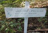 UNICORN PRESERVE DO NOT ENTER DANGER TO NON-VIRGINS