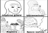 -Imperial guard Ultramarines 0 Raptors Space wolves