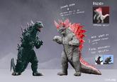 LARGER HEAD EYE MOVED BACK TO MORE CONSISTANT w/ RE TRICERATOPS RIGEDOH OFFICIAL DESIGN BUILD BASED ON NERONGA + GOMORA SUITS * LESS MORE MONSTERVERSE TOKUSATSU ATOMICN30