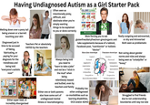 Having Undiagnosed Autism as a Girl Starter Pack Often seen as intentionally picky, difficult, and obstinate when you're simply wanting things to be explained to you or done correctly FULL BODY CLEANSE NOURISH YOUR ORGANS DETOX NATURALLY FEEL AMAZING Beetroot Kidney Lungs Carlo Pineapple •Apple Digestive Tract E DR. .Cucumber .Lemon Celery Pomegranate Orange Ginger Green Apple Aloe Vera OZ ISHOV Melting down over a pony tail being uneven or a barrett touching your skin Diagnosed just in time to be accused of faking, fabricating, or paying for your diagnosis for the trendiness and being told "everyone's autistic now!" Teachers Pet or absolutely HATED by the teachers Either super neat, or incredibly disorganised you need to Olivia MedSphere Eat Smart, Feel Better Mom forcing you to eat glutenfree/dairyfree/non-gmo/organic and take supplements because of a tabloid, Facebook post, "nutritionist” or hollistic "doctor" Masculine stereotype Logical Always being told Rational Aggressive Exploitative Strategic "learn to take a joke" and not be a "stick in the mud" when being relentlessly teased and bullied, even by teachers and family Either one or both parents also have some sort of undiagnosed mental illness or neurodivergency Indipendent Competitive Boss & Decision Maker Probably has other undiagnosed co-morbidities such as learning disabilities, OCD and/or ADHD Really outgoing and extroverted, or shy and introverted Both seen as problematic Feminine stereotype Not caring about gender norms and roles and always Intuitive Emotonal being seen as "unladylike" or Submissive "bossy" Sympathetic Spontaneous Tolerant Cooperative Faithful supporter Struggled to find friends due to not understanding boundaries until way too late