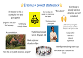 An excuse to visit a country for free and go to parties Erasmus+ project starterpack Soul bonding with people you might never meet again Mandatory indian participant BUZZWORDS English is now your Not bringing first language enough clothes Accomodation: That one participant "Bora-bora!" who is 30 years old Hook-ups and situation-ships "Oh, this is my 30th Erasmus project!" Everybody is absrdly talented, attractive and self actualised 20-30 names you struggle to pronounce that you somehow memorise in the span of a week Going to the store is a cultural experience Wierdly entertaining warm-ups Intercultural night is prepared last minute